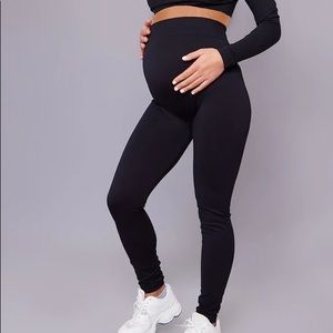 PLT Maternity Black Leggings